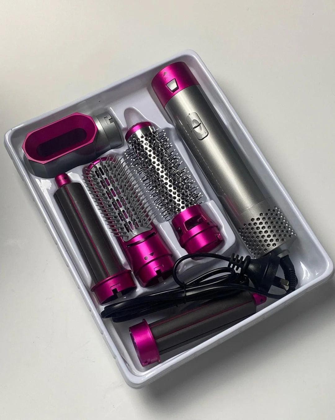 5-in-1 Professional Hair Styler | Salon Blowout at Home + FREE Gift (Blackhead Remover)