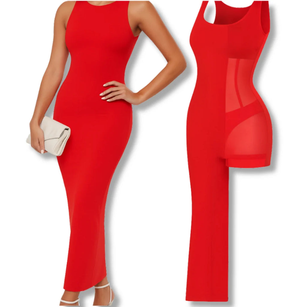 Sleek Sleeveless Maxi Dress - Flatter Your Figure!