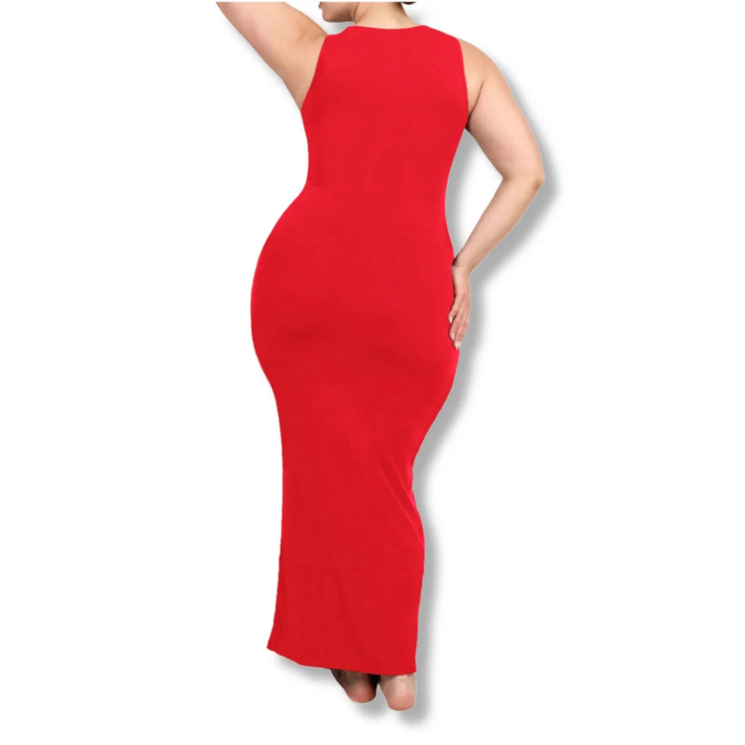 Sleek Sleeveless Maxi Dress - Flatter Your Figure!