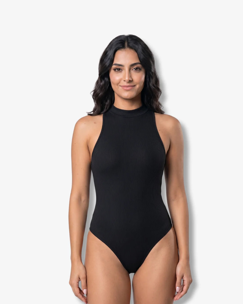 Sculpt Halter-Neck Brief Bodysuit - Effortless Elegance Awaits!
