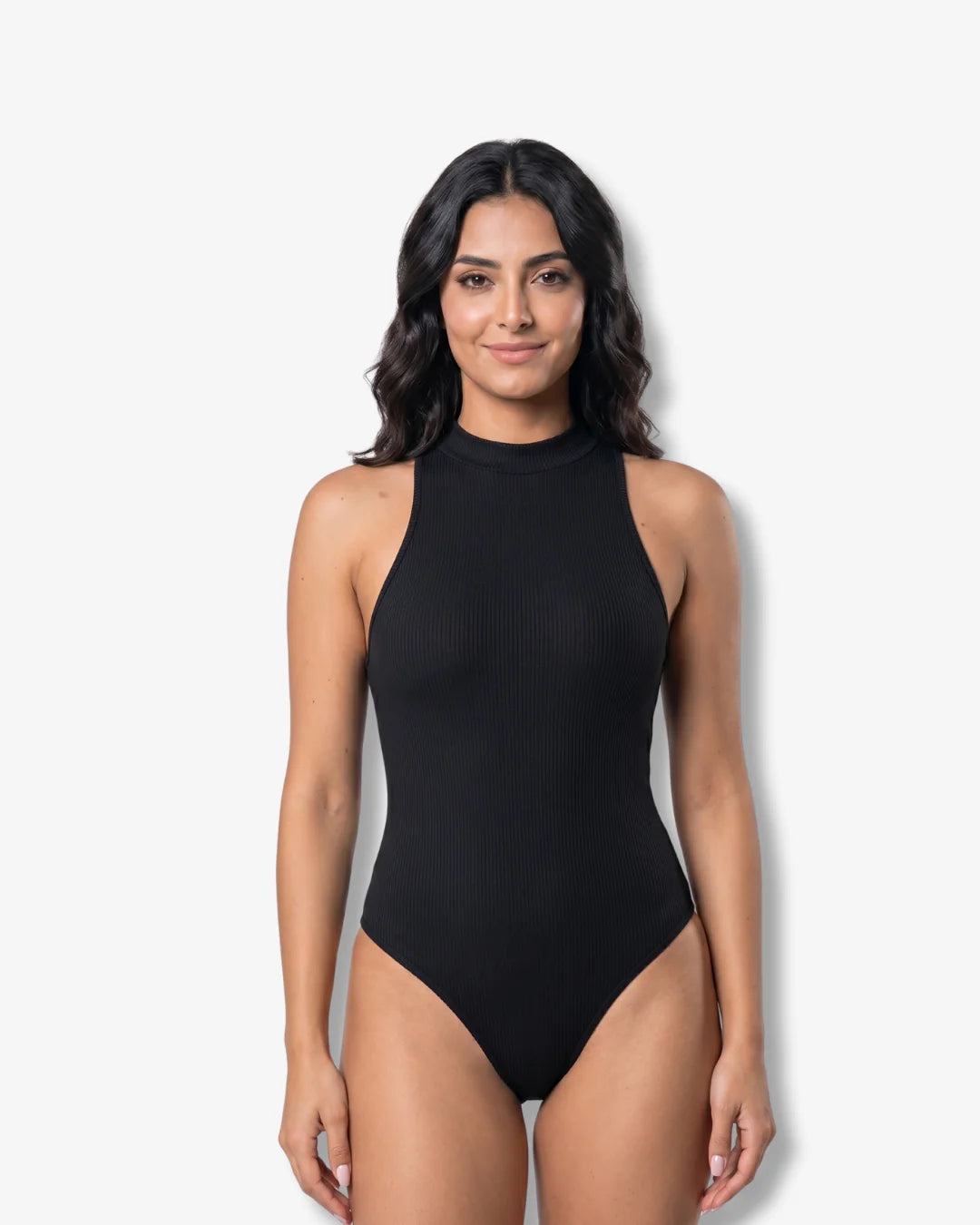 Sculpt Halter-Neck Brief Bodysuit - Effortless Elegance Awaits!