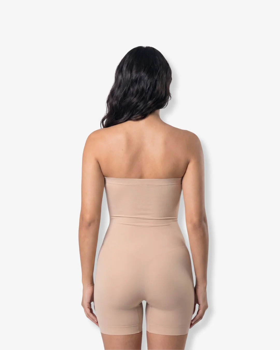 Sculpting Strapless Shorts Bodysuit
