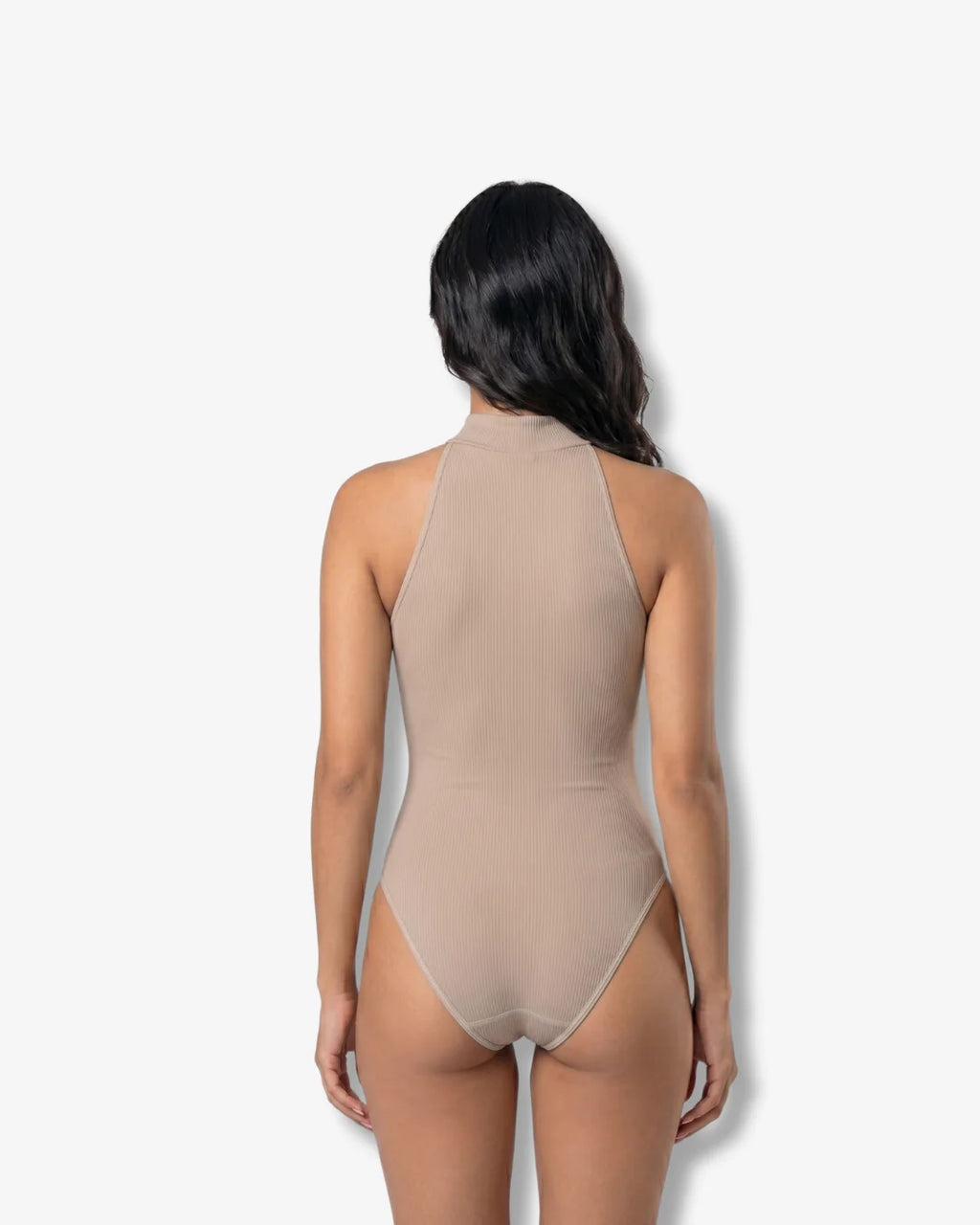 Sculpt Halter-Neck Brief Bodysuit - Effortless Elegance Awaits!