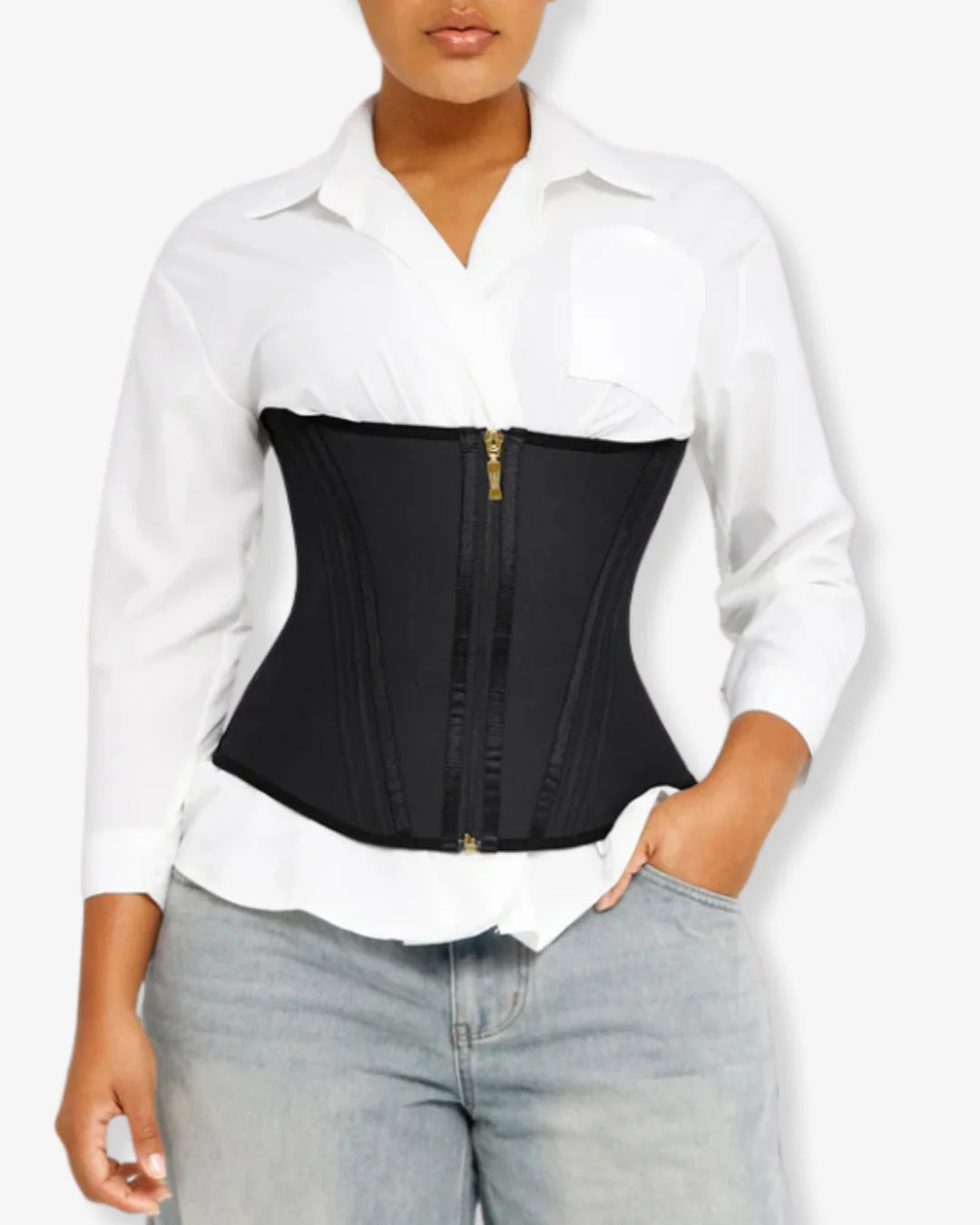 Zipper Waist Shaper - Instant Confidence Boost!