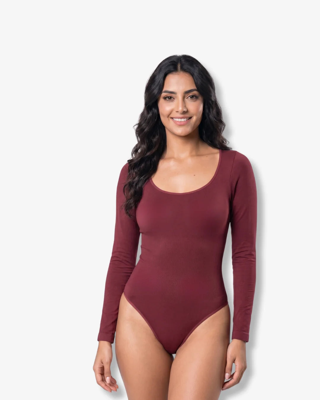 Long Sleeve Sculpt Thong Bodysuit - Effortless Elegance Awaits!