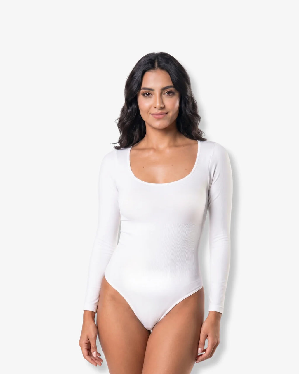 Long Sleeve Sculpt Thong Bodysuit - Effortless Elegance Awaits!