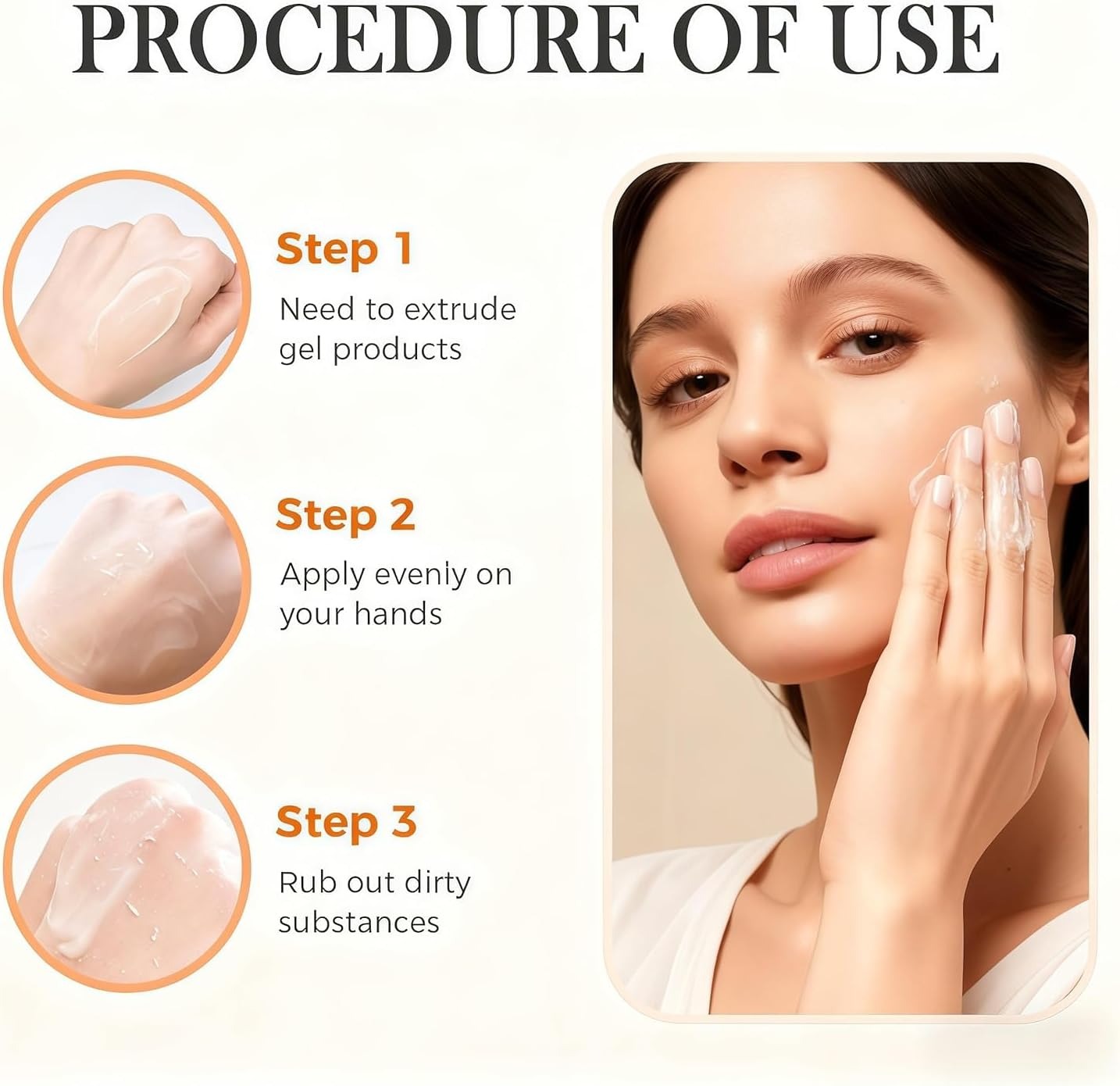 Orange Enzyme Exfoliating Gel – Brightening & Deep Cleansing Formula (Pack of 2)