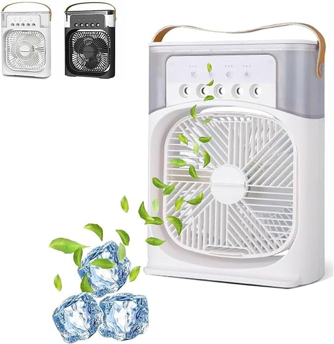 Cooling Fan with Ice – Portable Air Cooler & Humidifier