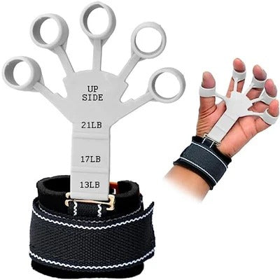 Metal-Hook Grip Strength Trainer – Adjustable Hand Exerciser