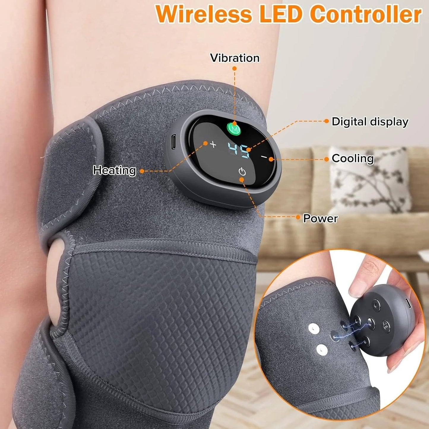 Smart Heat Knee Massager