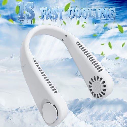 Portable Rechargeable Neck Fan – Hands-Free Personal Cooling Fan