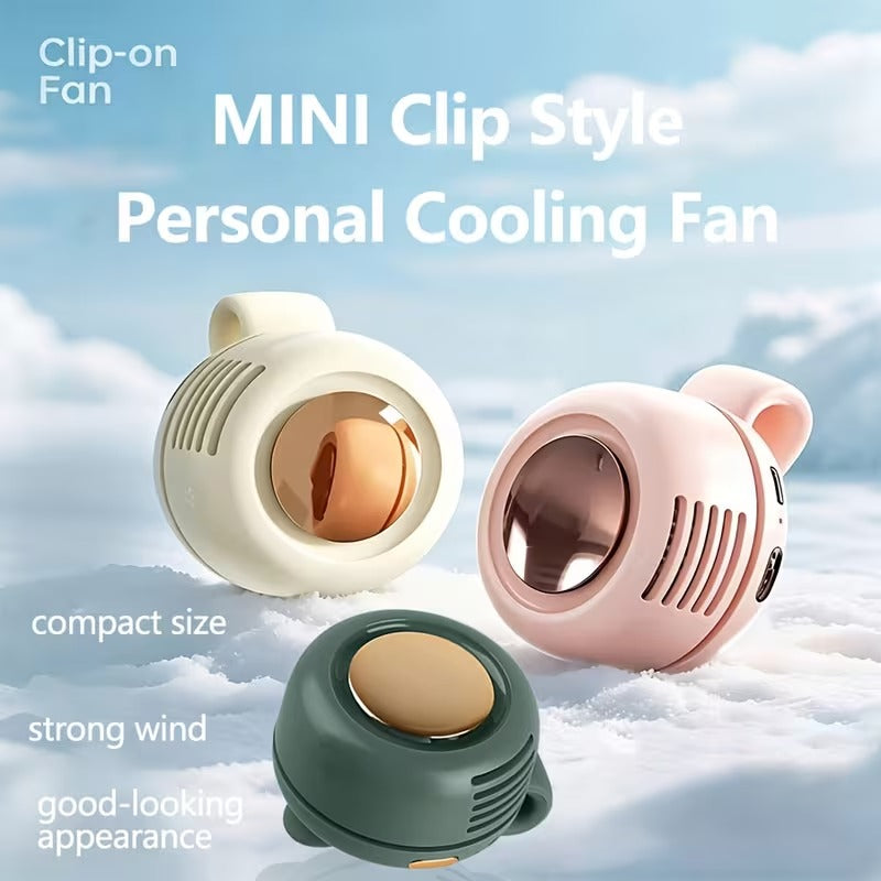 Portable Mini Bladeless Fan – Rechargeable Cooling Fan