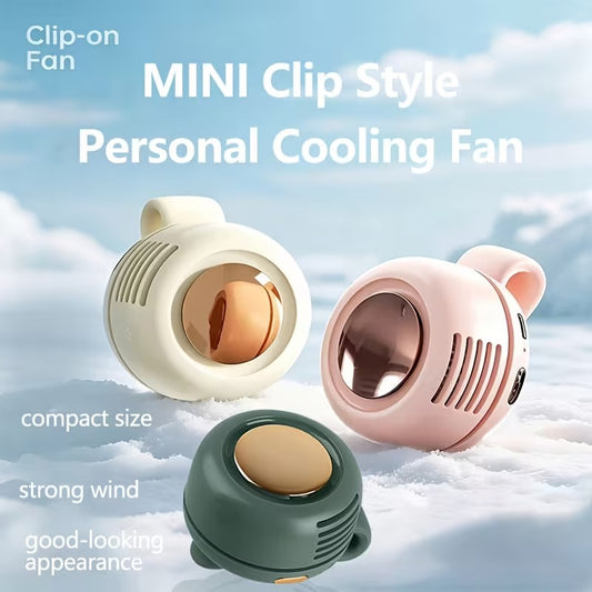 Portable Mini Bladeless Fan – Rechargeable Cooling Fan