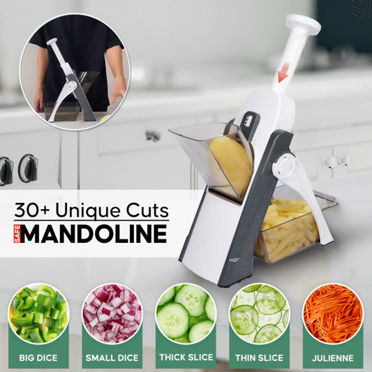 Multifunction Mandoline Vegetable Slicer & Chopper