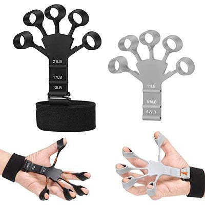 Metal-Hook Grip Strength Trainer – Adjustable Hand Exerciser