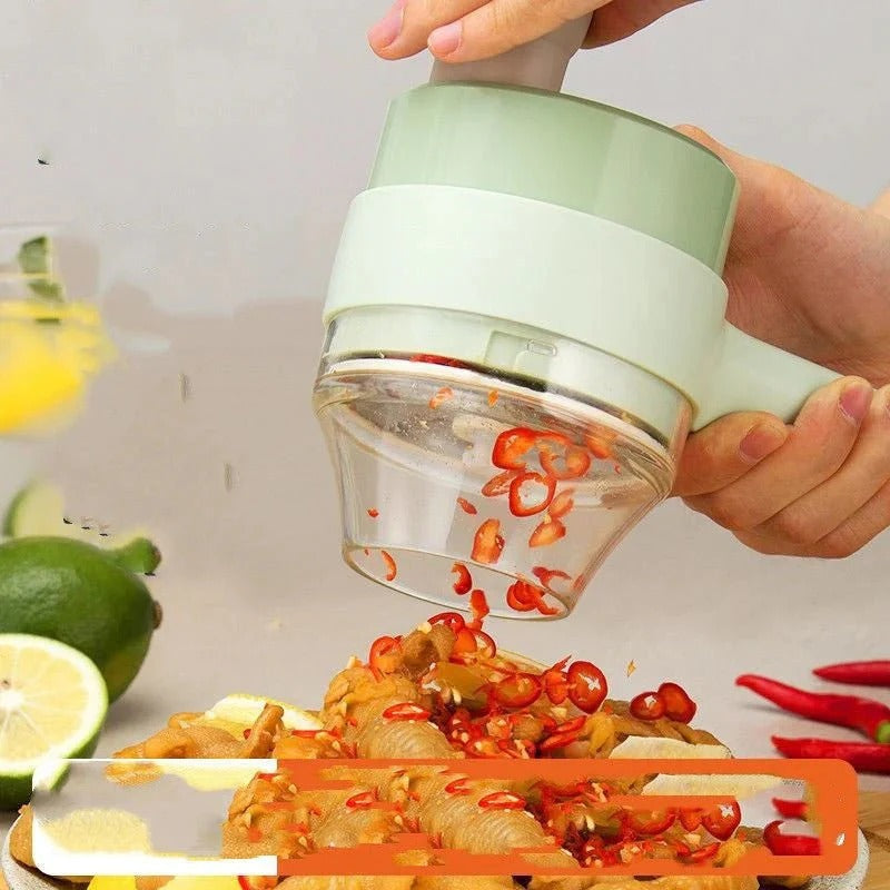 Wireless Electric Garlic Masher – Portable Mini Food Chopper for Kitchen